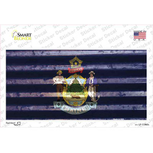 Maine Corrugated Flag Wholesale Novelty Sticker Decal