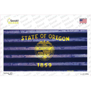 Oregon Corrugated Flag Wholesale Novelty Sticker Decal