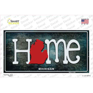 Michigan Home State Outline Wholesale Novelty Sticker Decal