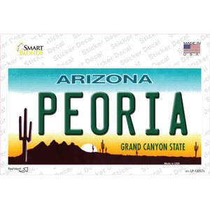 Peoria Arizona Wholesale Novelty Sticker Decal