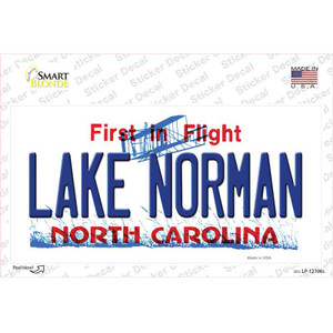 Lake Norman North Carolina State Wholesale Novelty Sticker Decal