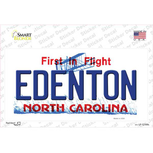 Edenton North Carolina State Wholesale Novelty Sticker Decal