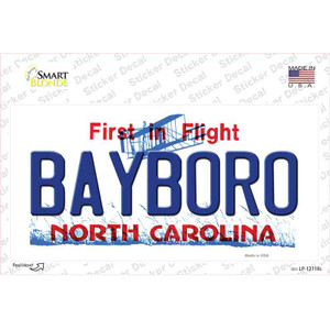 Bayboro North Carolina State Wholesale Novelty Sticker Decal