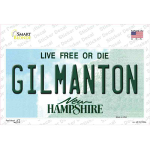 Gilmanton New Hampshire Wholesale Novelty Sticker Decal