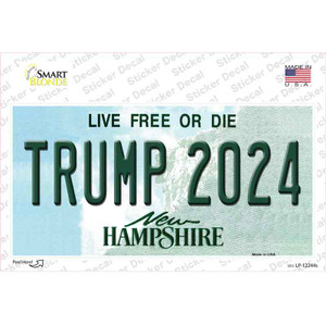 Trump 2024 New Hampshire Wholesale Novelty Sticker Decal