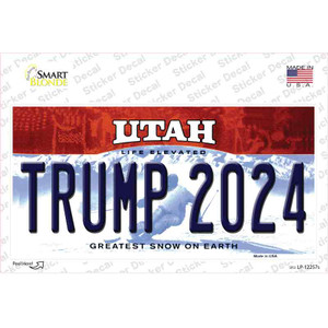 Trump 2024 Utah Wholesale Novelty Sticker Decal