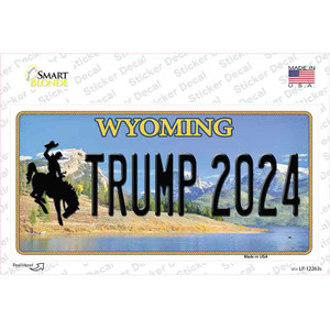 Trump 2024 Wyoming Wholesale Novelty Sticker Decal