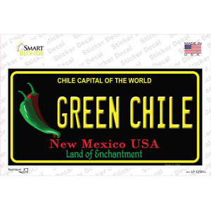 Green Chile New Mexico Black Wholesale Novelty Sticker Decal