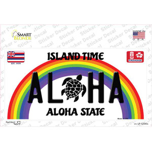 Aloha Turtle Hawaii Wholesale Novelty Sticker Decal