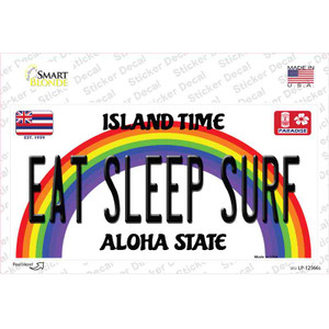 Eat Sleep Surf Hawaii Wholesale Novelty Sticker Decal