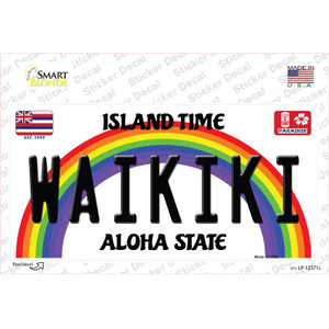 Waikiki Hawaii Wholesale Novelty Sticker Decal