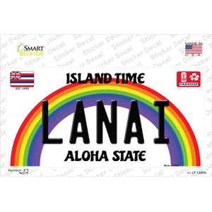 Lanai Hawaii Wholesale Novelty Sticker Decal