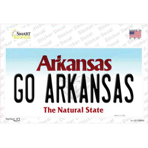 Go Arkansas Wholesale Novelty Sticker Decal