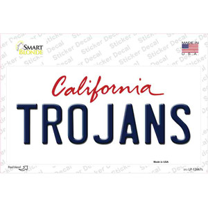 Trojans Wholesale Novelty Sticker Decal