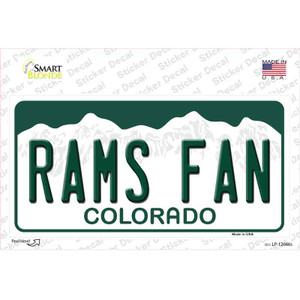 Rams Fan Wholesale Novelty Sticker Decal