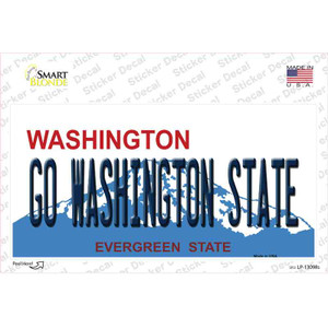 Go Washington State Wholesale Novelty Sticker Decal