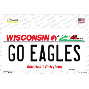 Go Eagles Wisconsin Wholesale Novelty Sticker Decal