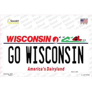 Go Wisconsin Wholesale Novelty Sticker Decal