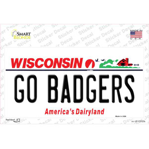 Go Badgers Wholesale Novelty Sticker Decal