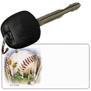 Baseball OffSet Wholesale Novelty Key Chain