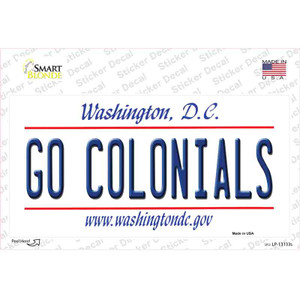 Go Colonials Wholesale Novelty Sticker Decal