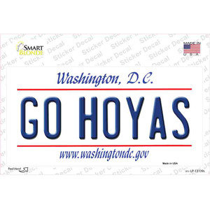 Go Hoyas Wholesale Novelty Sticker Decal