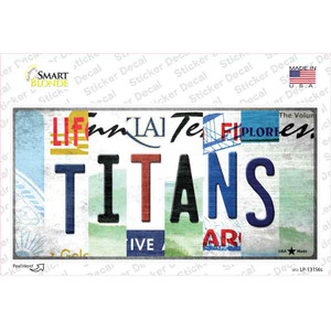 Titans Strip Art Wholesale Novelty Sticker Decal