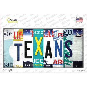 Texans Strip Art Wholesale Novelty Sticker Decal