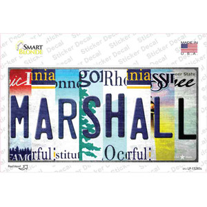 Marshall Strip Art Wholesale Novelty Sticker Decal