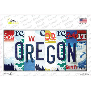 Oregon Strip Art Wholesale Novelty Sticker Decal