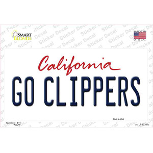 Go Clippers Wholesale Novelty Sticker Decal