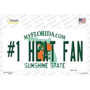 Number 1 Heat Fan Wholesale Novelty Sticker Decal