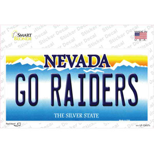 Go Raiders Nevada Wholesale Novelty Sticker Decal