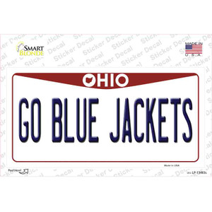 Go Blue Jackets Wholesale Novelty Sticker Decal