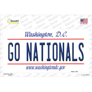 Go Nationals Wholesale Novelty Sticker Decal