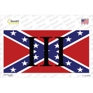 3 Percenter Confederate Wholesale Novelty Sticker Decal