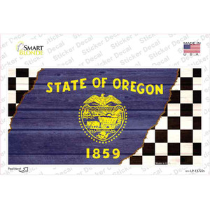 Oregon Racing Flag Wholesale Novelty Sticker Decal