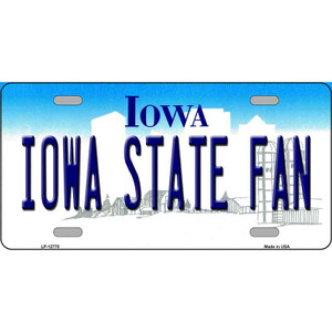 Iowa State Fan Wholesale Novelty Metal License Plate Tag