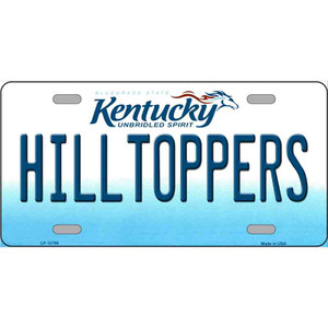 Hilltoppers Wholesale Novelty Metal License Plate Tag