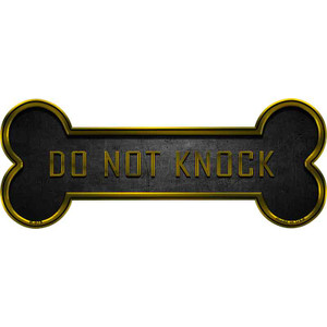 Do Not Knock Wholesale Novelty Metal Bone Magnet