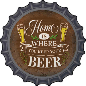 Where You Keep Your Beer Wholesale Novelty Metal Bottle Cap Sign