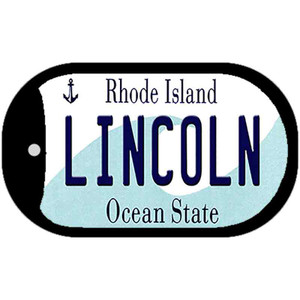 Lincoln Rhode Island Wholesale Novelty Metal Dog Tag Necklace