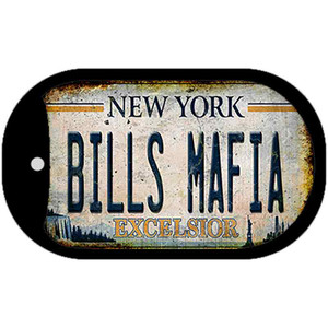 Bills Mafia New York Rusty Wholesale Novelty Metal Dog Tag Necklace