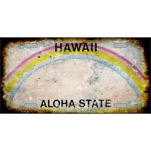 Hawaii State Rusty Novelty Wholesale Metal License Plate