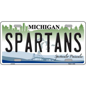 Spartans Michigan Novelty Wholesale Metal License Plate