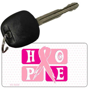 Hope Breast Cancer Ribbon Wholesale Novelty Key Chain