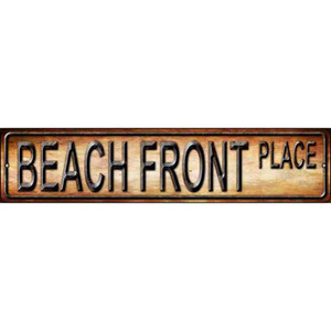 Beach Front Wholesale Novelty Metal Street Sign