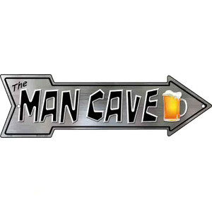 The Man Cave Wholesale Novelty Metal Arrow Sign