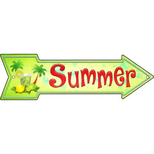 Summer Wholesale Novelty Metal Arrow Sign