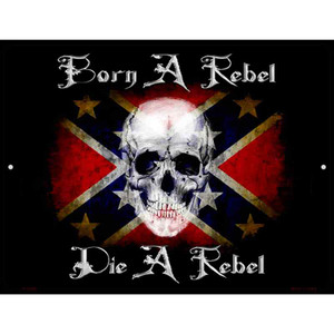 Born A Rebel Wholesale Metal Novelty Parking Sign